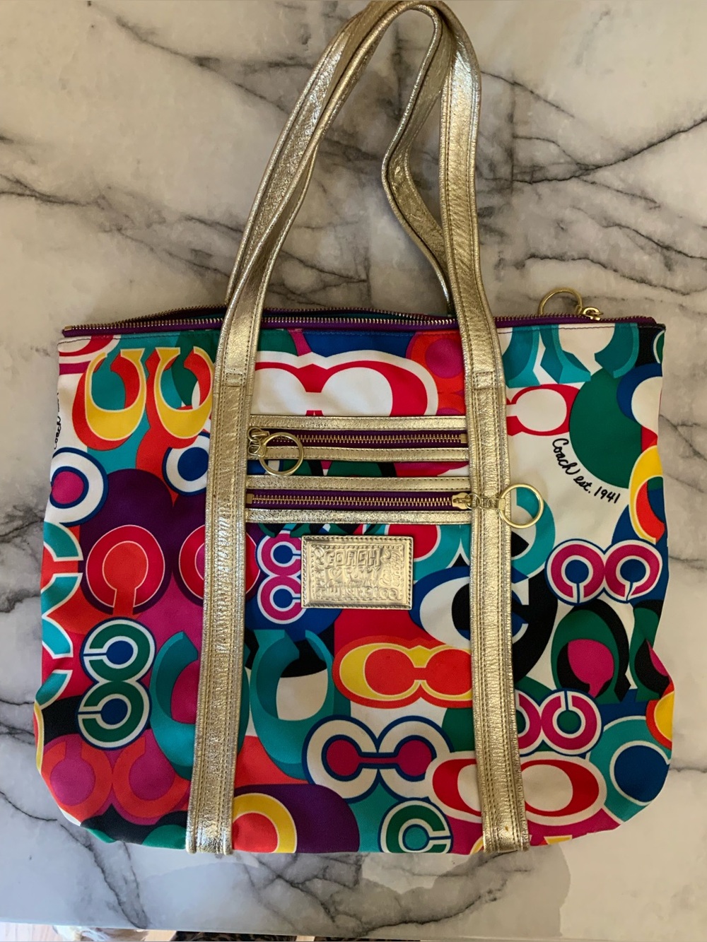 Coach Poppy Tote